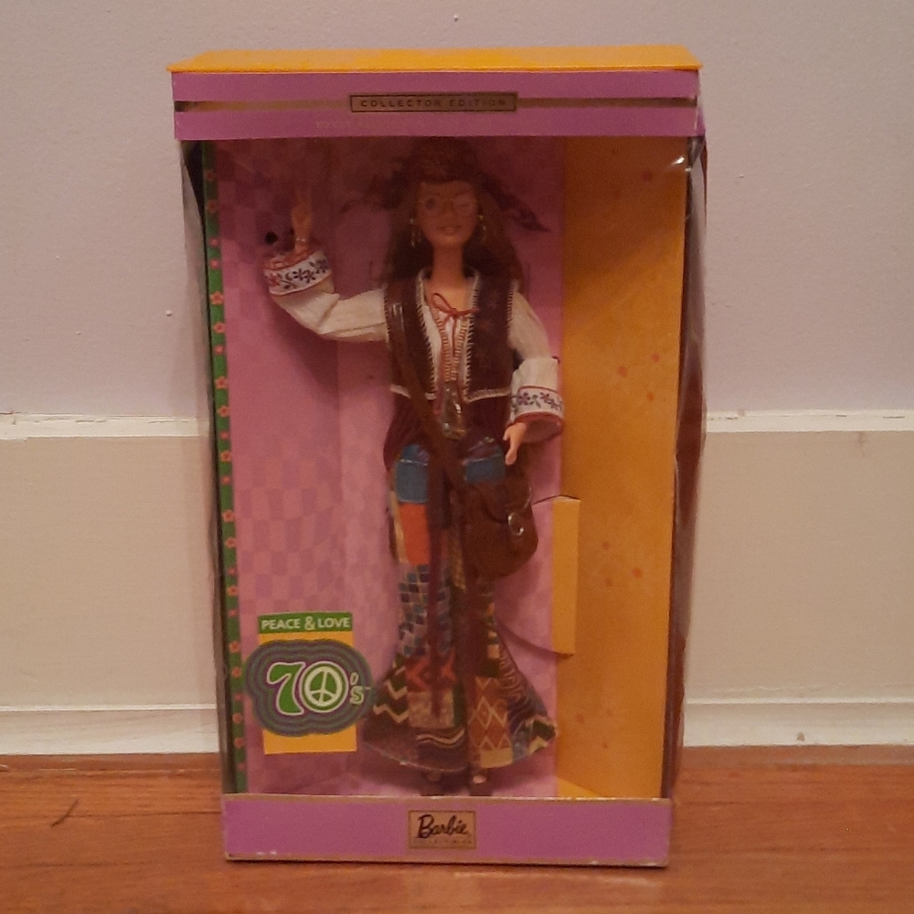 Collectors peace and love barbie doll